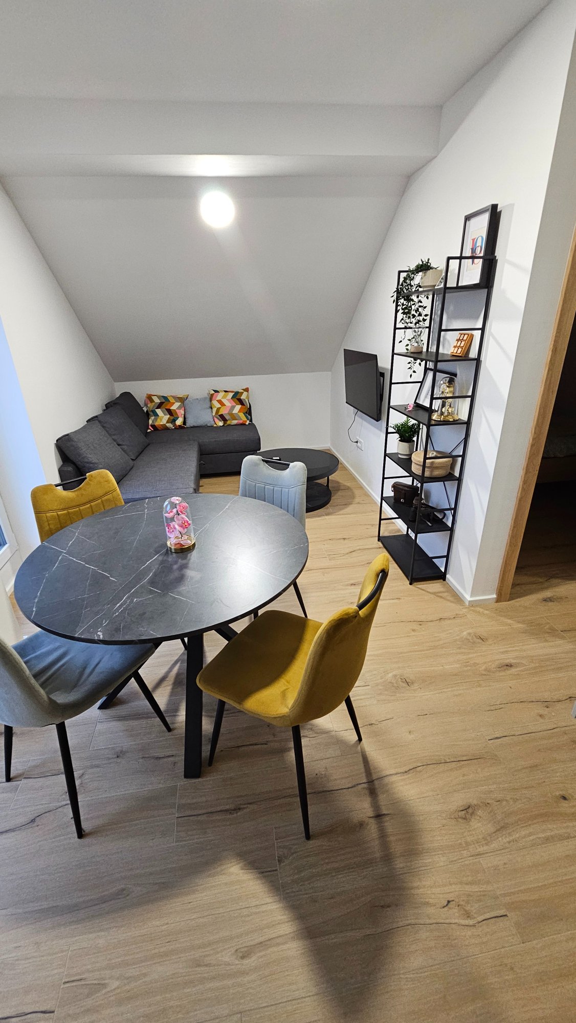 Living and dining area