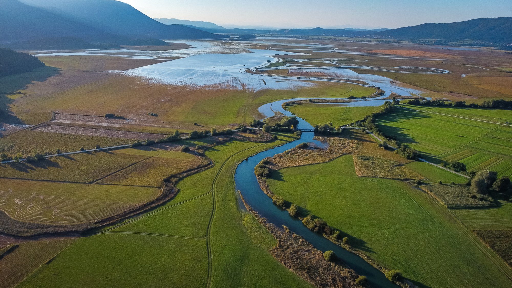 Cerknica Lake autumn